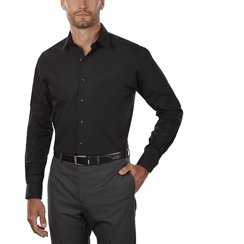 Van Heusen Men's Dress Shirt Regular Fit Poplin Solid