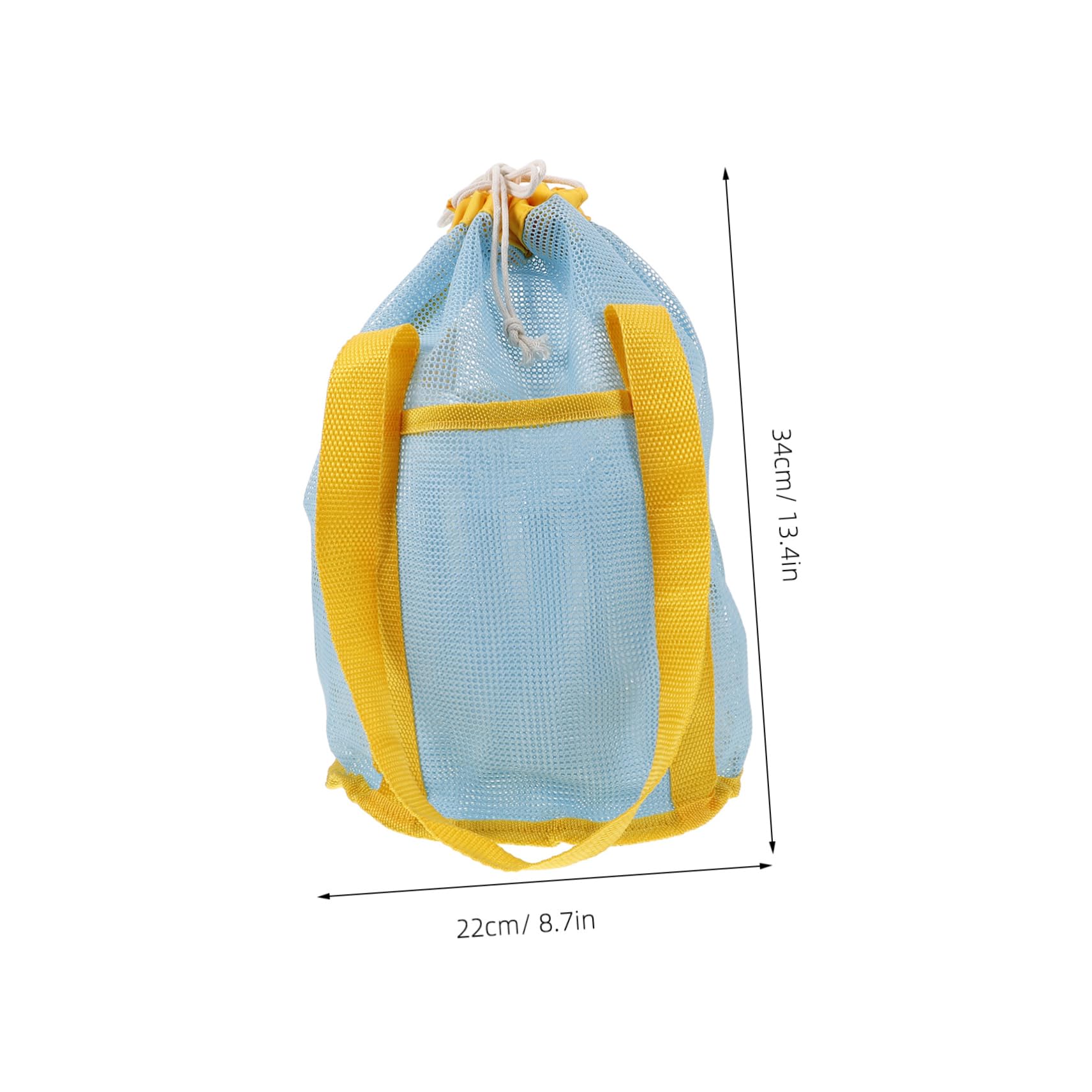 Ipetboom Endless Fun Boys and Girls Beach Bag Mesh Drawstring Pool Bag Beach Toys Toy Organizer