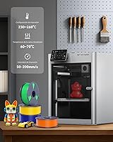 Vista 6 de SUNLU - Filamento PETG de 1.75 mm, resistente para impresora 3D, FDM, encordado ultrabaja, adhesión de capa excepcional y alta tenacidad