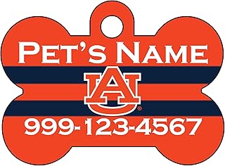 Auburn Tigers Pet Id Dog Tag | Officially Licensed | Personalized for Your Pet