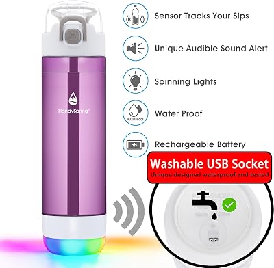 Using smart bottle in daily life