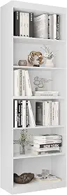 Organizador Livreiro Para Sala Escritório Gold (Branco)