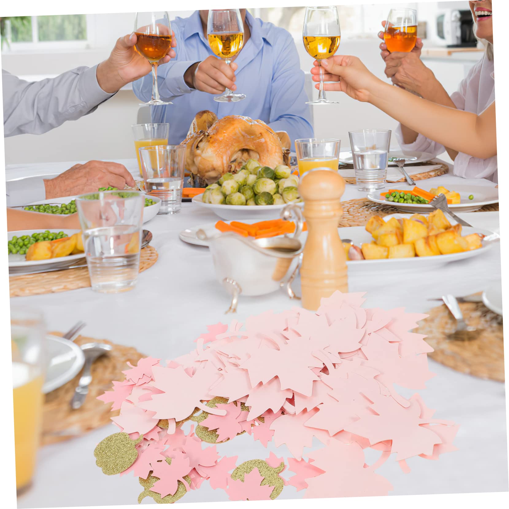 Alipis 10confezioni Decorazioni Festive Confetti e Zucche Per Ringraziamento Per Shower e Autunnali Per Centrotavola Fotografici
