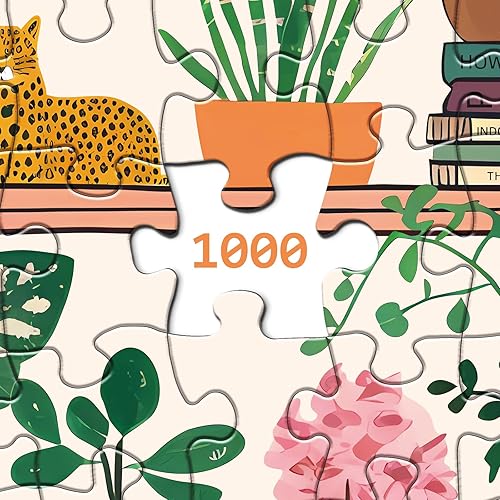 Miniatura 3 de The Botanic Haven - Rompecabezas para adultos de 1000 piezas, rompecabezas de plantas de naturaleza, rompecabezas botánico de plantas de interior,