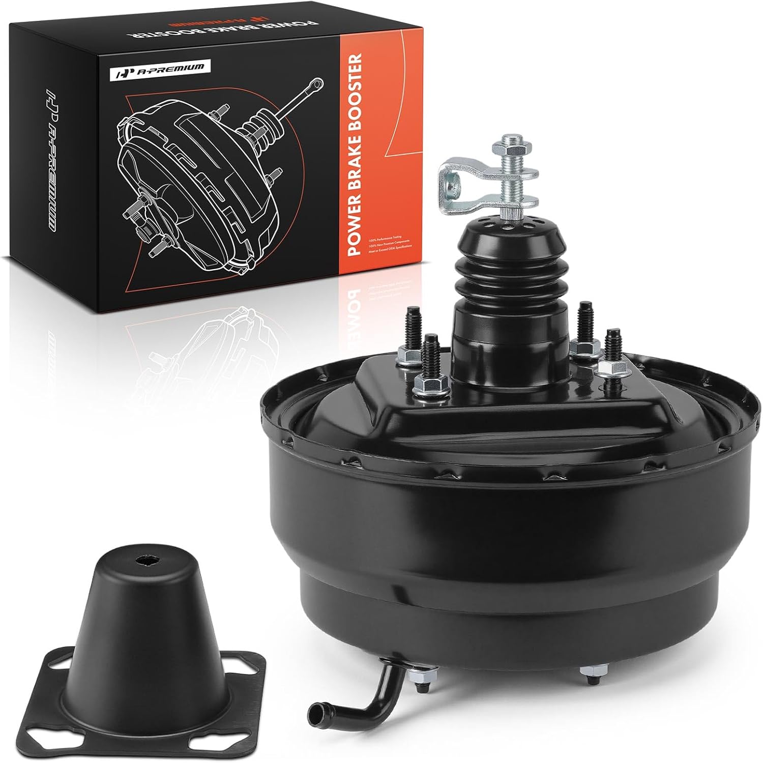 A-Premium Vacuum Power Brake Booster Compatible with Geo Tracker 1996-1997 & Pontiac Sunrunner 1996-1997 & Suzuki Sidekick 1996-1998, X-90 1996-1998 & Chevrolet Tracker 1998, Without Master Cylinder