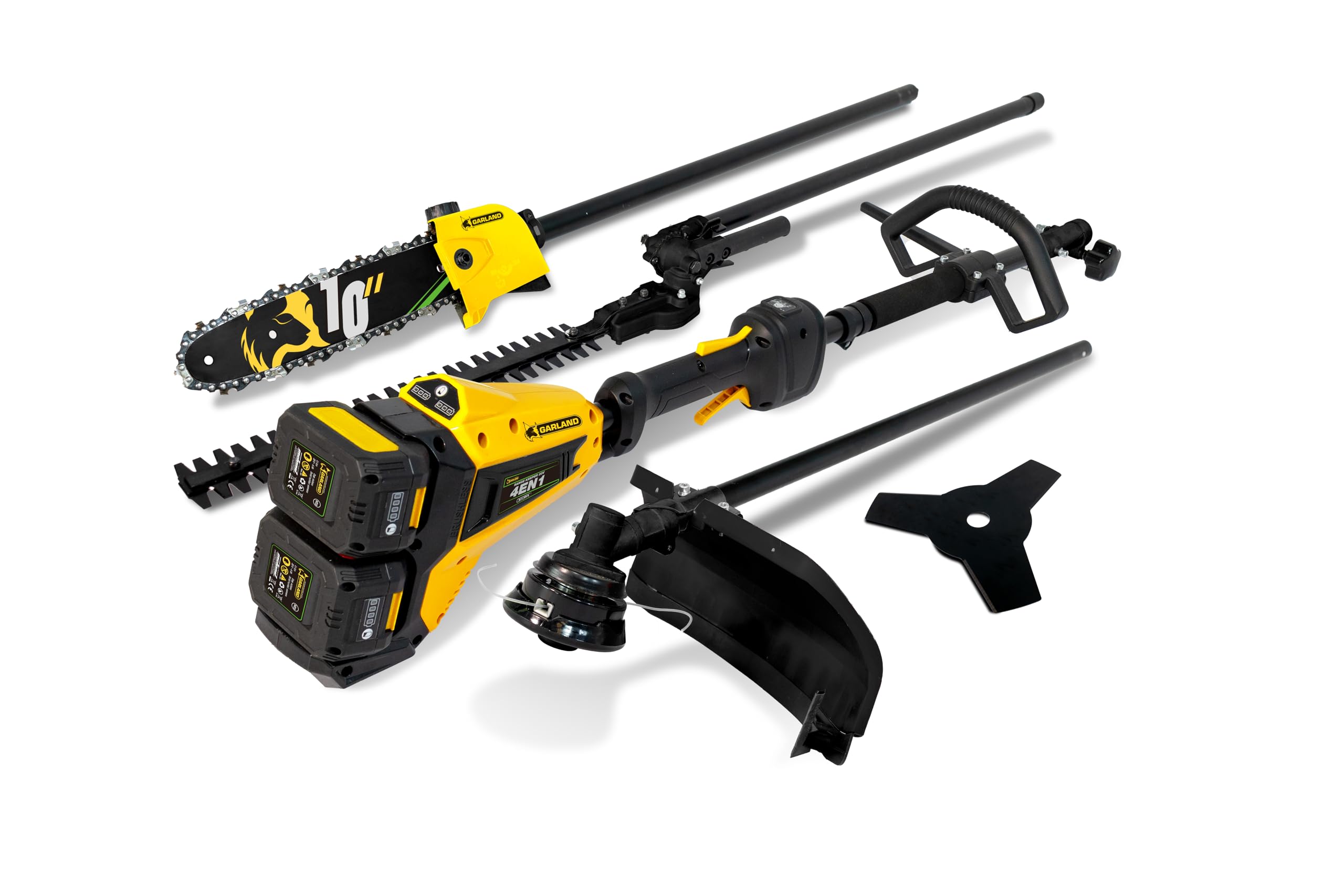 Garland Desbrozadora Multifunción 4 en 1 Motor a Batería 20V-Tasker Keeper 20Vx2 122-V23 | Baterías y Cargador No Incluidos