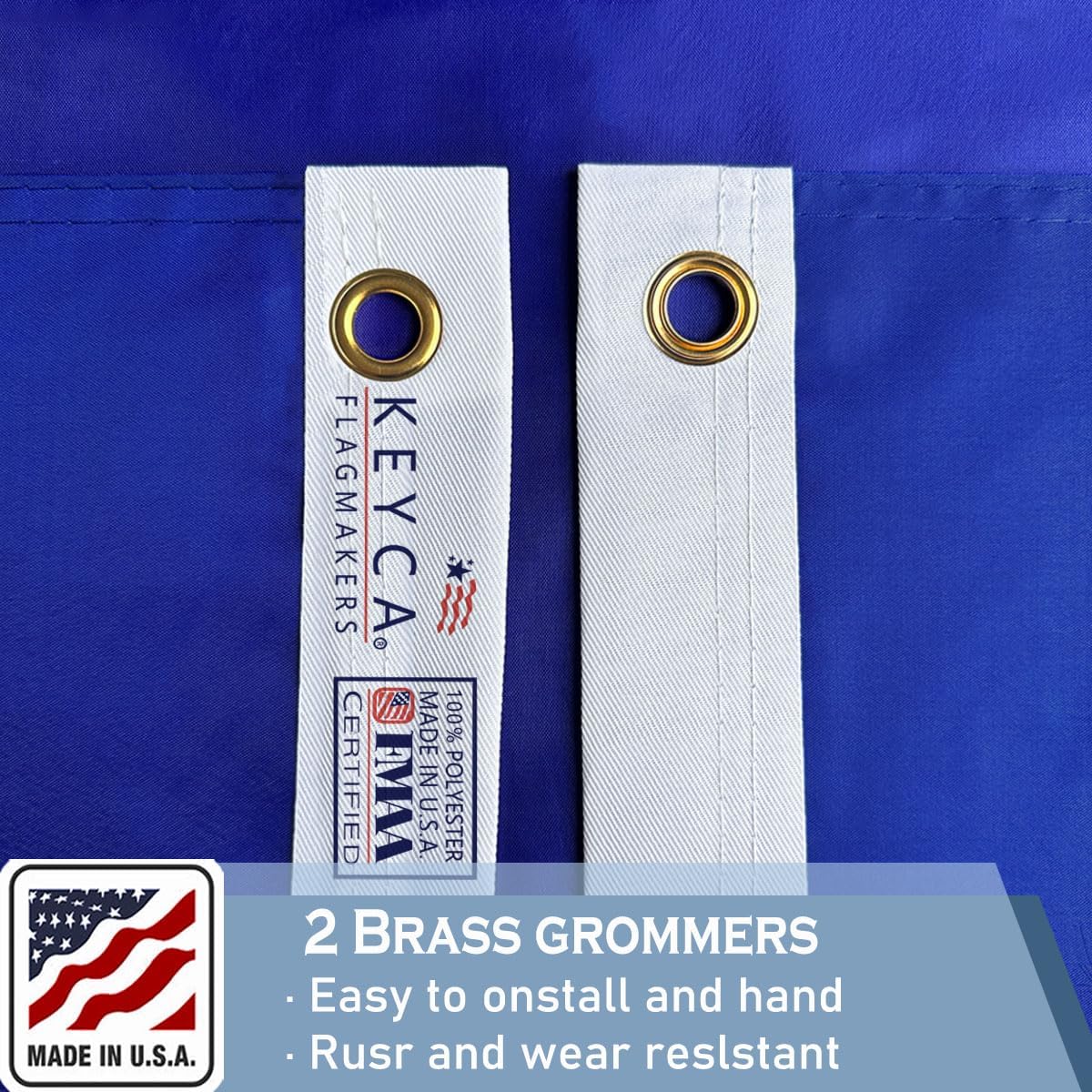 Premium South Carolina State Flag 4X6 FT 100% Made in The USA-Heavy Duty Vibrant colors Double Sided South Carolina SC Flag with 2 Brass Grommets for Home/Company/Indoor Outdoor Decoration - Image 4