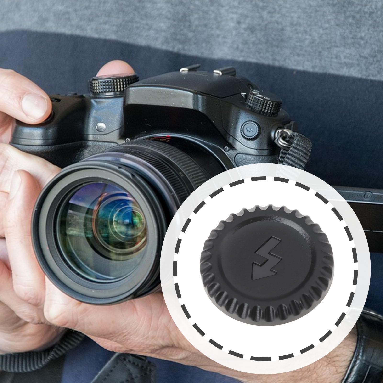 Tappo Presa Sincronizzazione Flash Compatibile Con Panasonic DMC-GH3 AG-GH4 DC-GH5 G9 GH5s S1 S1R 8,8x6,6x2,7mm