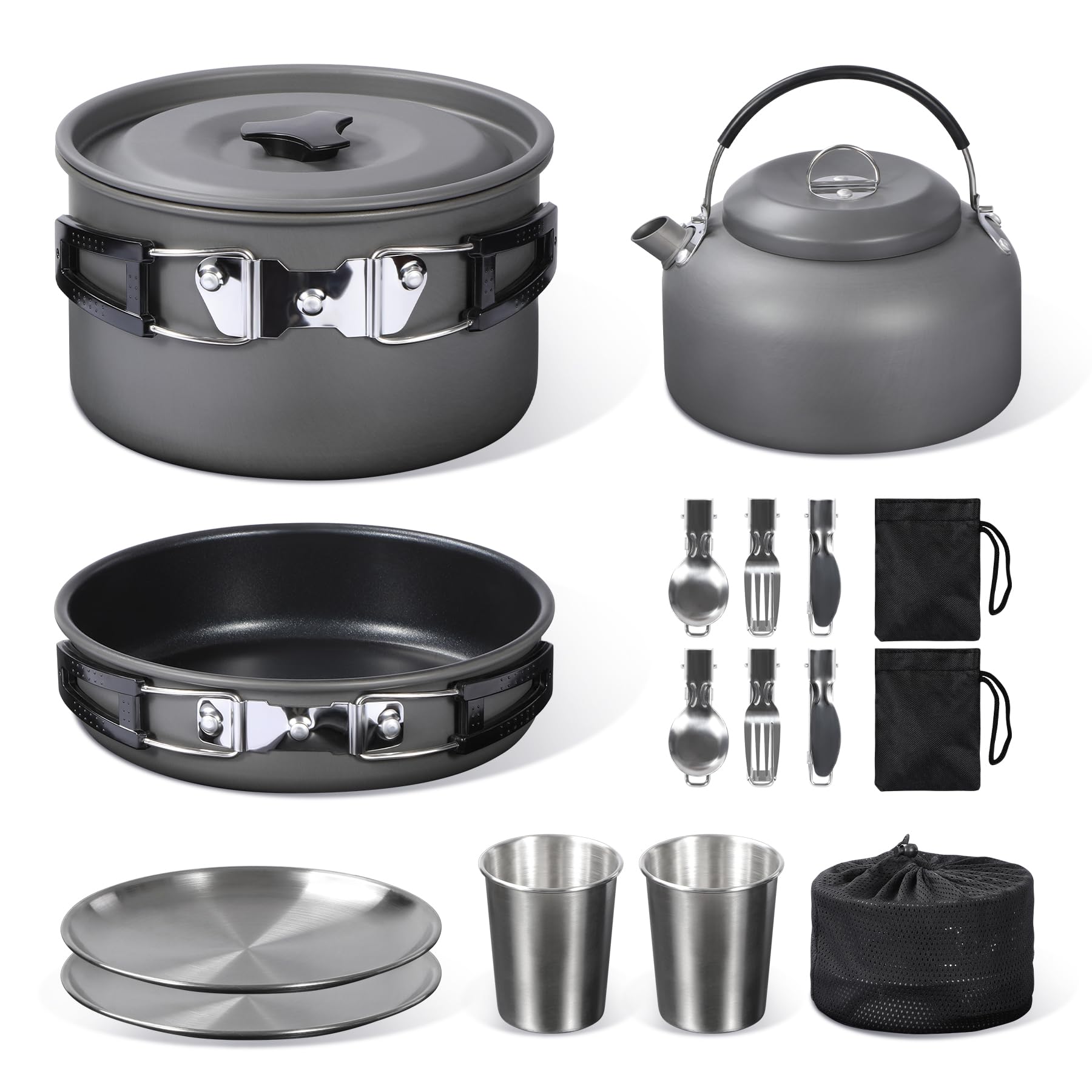 REDCAMP Cookware Mess Kit