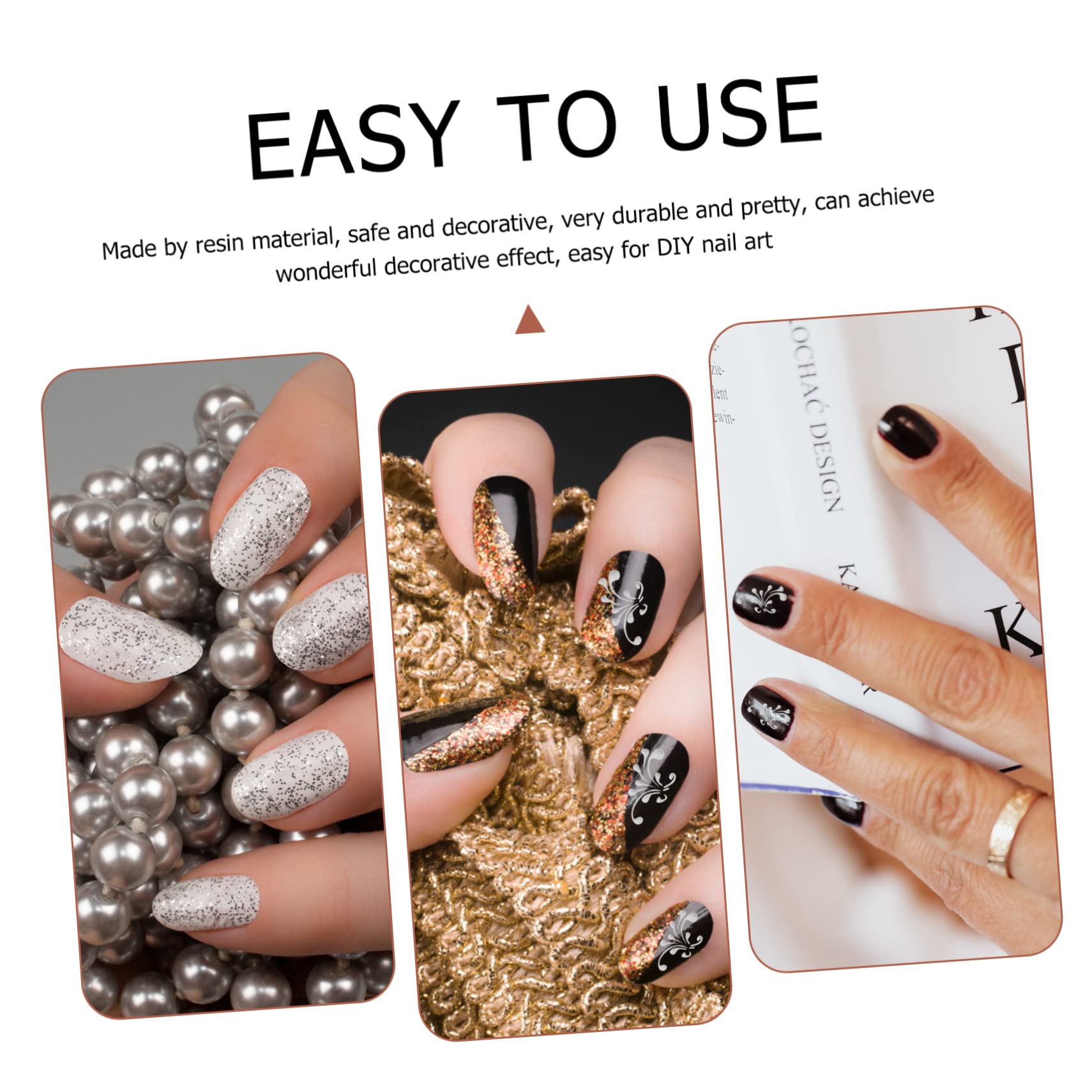 2 Set Adesivi Per Unghie Con Design Embossed Decorazioni Per Nail Art Autoadesive Adesivi Impermeabili E Facili Applicare Per Manicure E Feste 8 Fogli*2