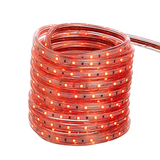 MockWares Basics 288 LED Red Strip Light 18-Foot