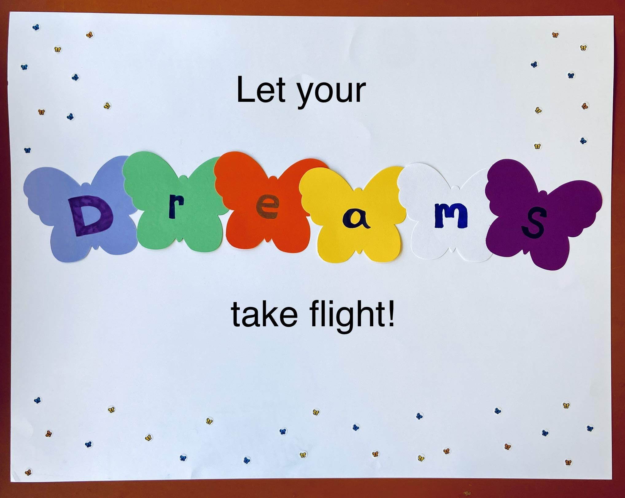 5.5" Butterfly Assorted Color Creative Cut-Outs, 31 Cut-Outs in a Pack for Spring, Summer Classroom Garden Kids' School Craft Projects - Image 4