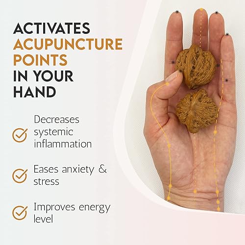 Miniatura 7 de Semillas de árbol Bodhi, regalo de la naturaleza, equipo de masaje de manos y ejercicio de manos, bolas terapéuticas de ejercicio de mano para