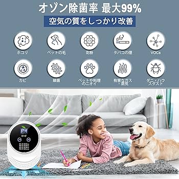 Amazon | オゾン発生器 【PSE認証済】300mg/h オゾン脱臭機 家庭用