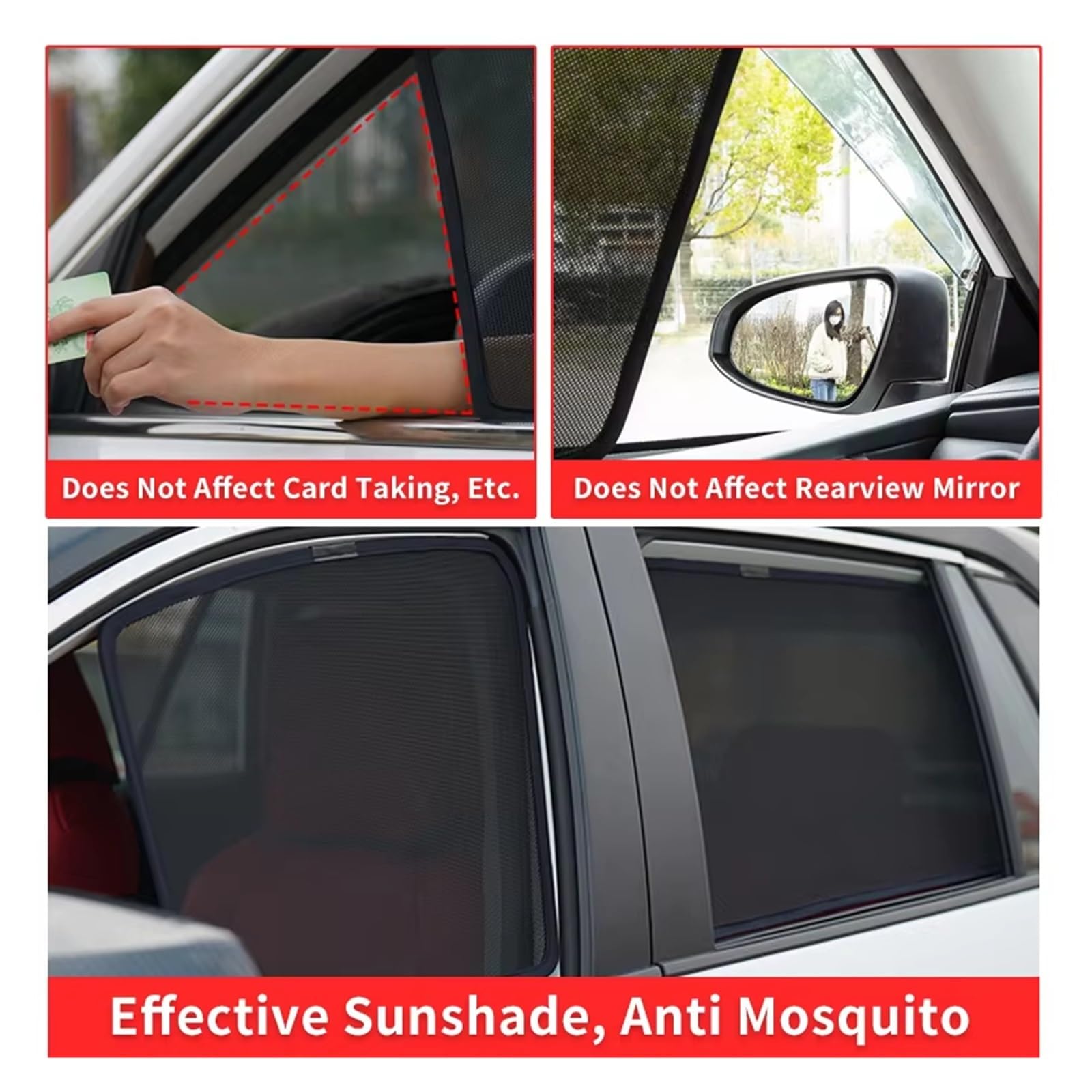 Kfz Outdoor Abdeckplane Für Toyota Für Land Für Cruiser 200 LC200 J200 2008 2009 2010-2021 Anti Moskito Auto Fenster Sonnenschutz Net Garn Autoscheiben Sonnenschutz
