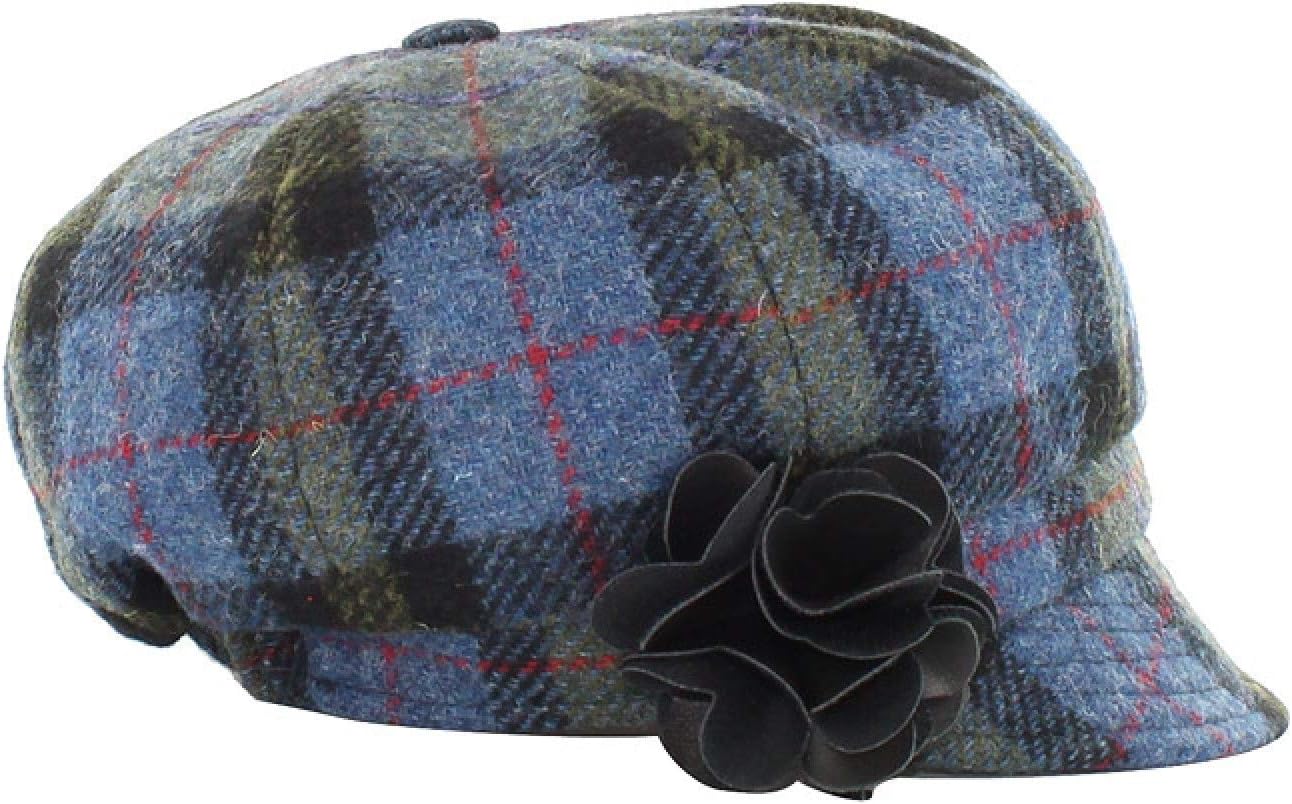 Newsboy Hat for Women's Cap 8 Panel Wool Made in Ireland