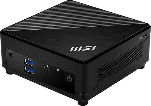 MSI Cubi 5 12M-001EU PC/Poste de Travail Intel® Core? i7 i7-1255U 16 Go DDR4-SDRAM 512 Go SSD Windows 11 Home Mini PC Noir - 2