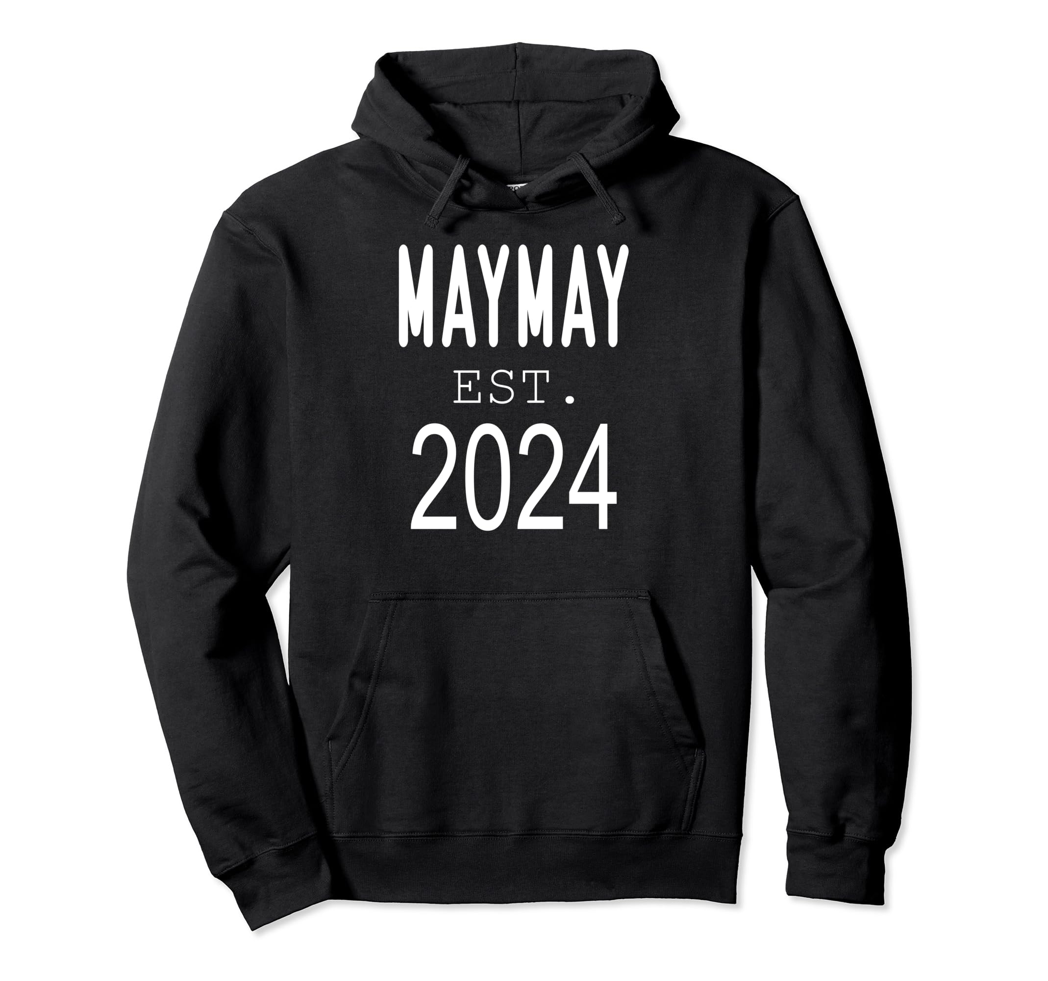 MAYMAY Est.2024 New Baby Matching Family PregnancyPullover Hoodie