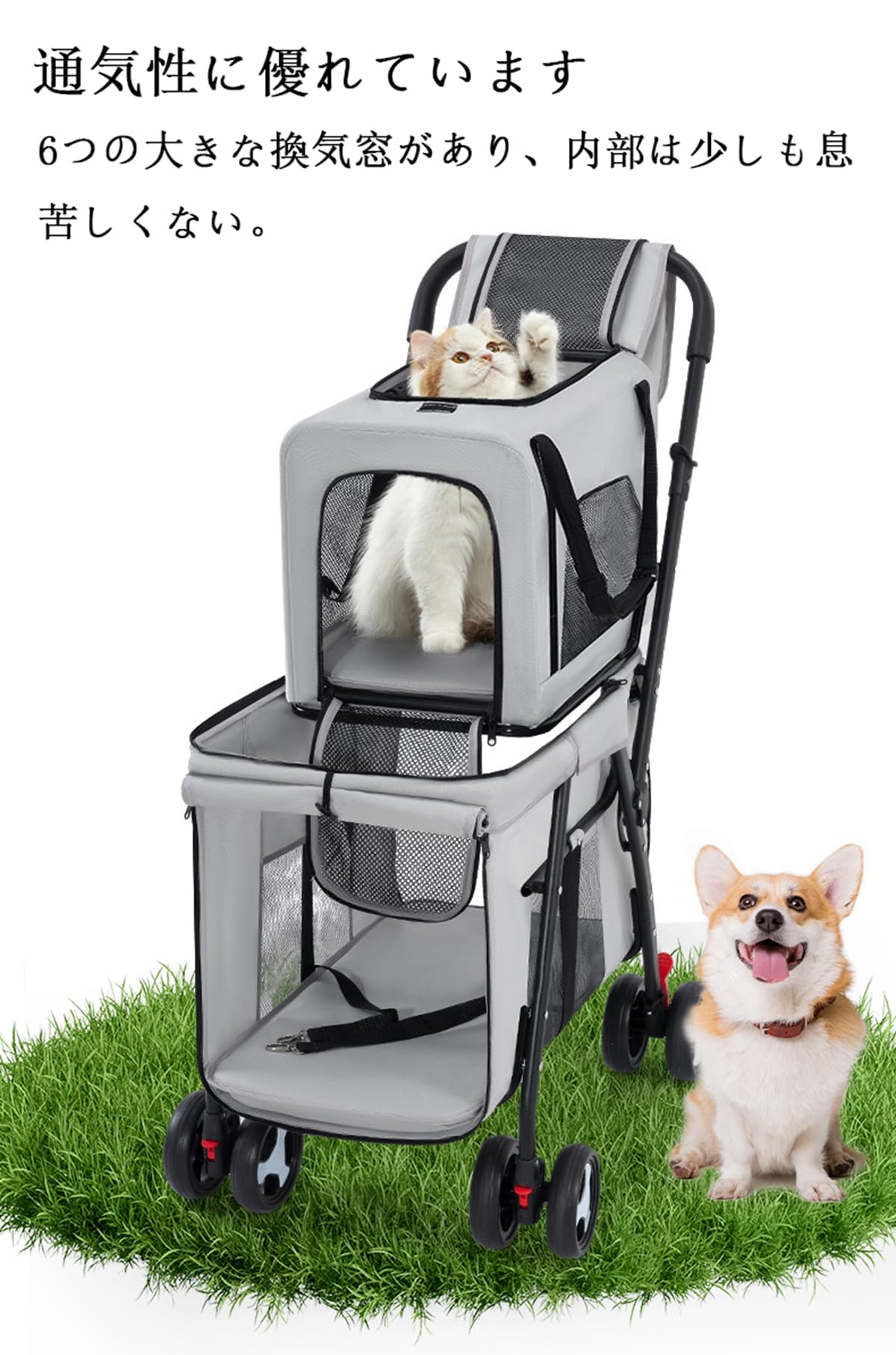 新品 BOSIMAO 大型犬 小型犬 中型犬 ペットカート 犬 MUADRESS Amazon.co.jp: Muadress（ムアドレス） ペットカート ペットキャリー