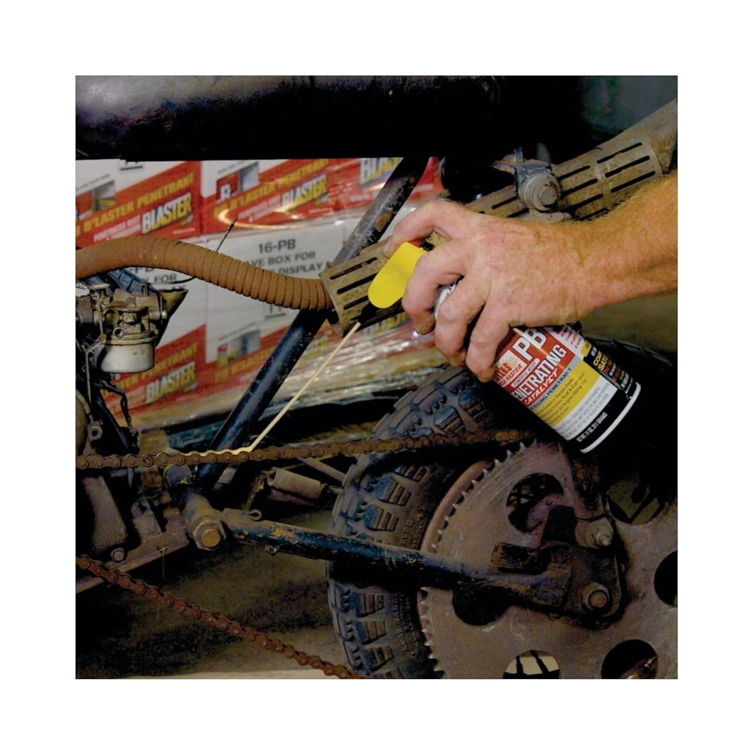 PB-Blaster Penetrating Catalyst with PowerStraw 11 oz Rust Penetrant Oil for Bolts and Nuts | Precision Spray for Rust and Corrosion Automotive | Mechanical Use Original Formula - 24 Pack