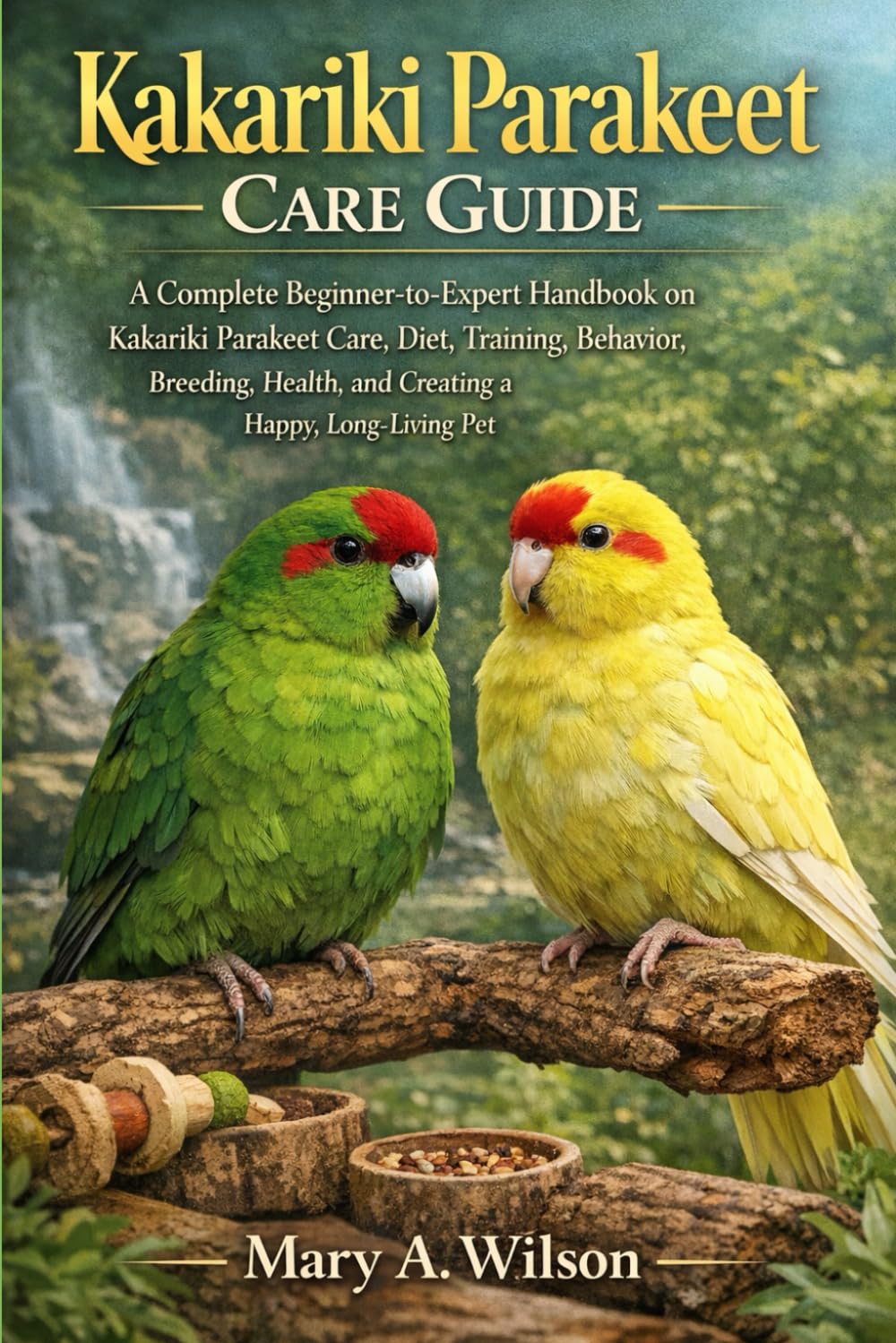Kakariki Parakeet Care Guide: A Complete Beginner-to-Expert Handbook on Kakariki Parakeet Care, Diet, Training, Behavior, Breeding, Health, and Creating a Happy, Long-Living Pet