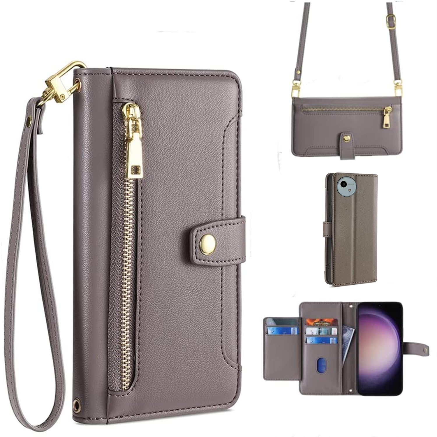 aquos wish4 とショルダーケースセット Amazon.co.jp: Ausrann AQUOS wish4 ケース SH-52E SH-M27