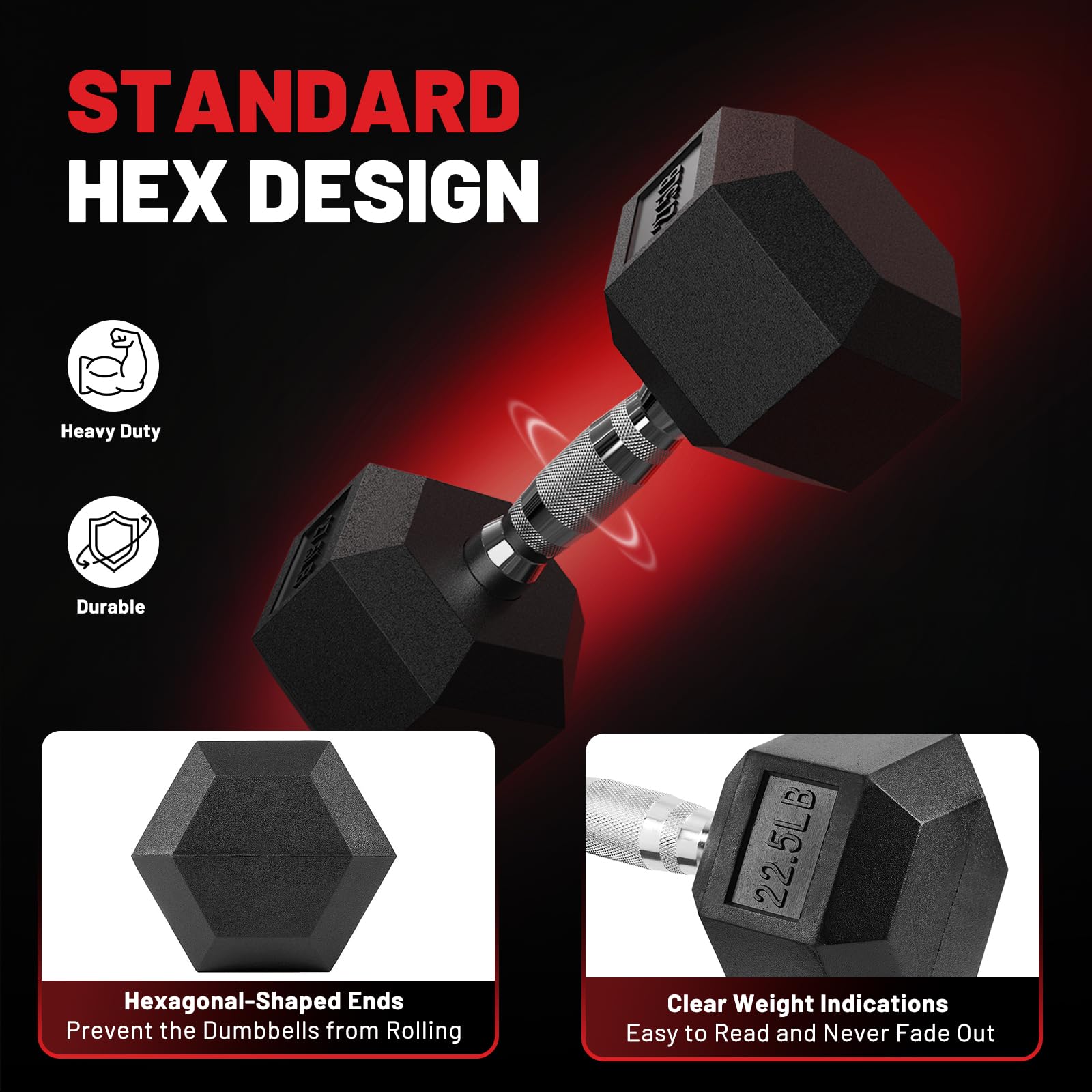 Dumbbell 2.5-100lb, Weights Dumbbells for Women&Men for Home Gym
