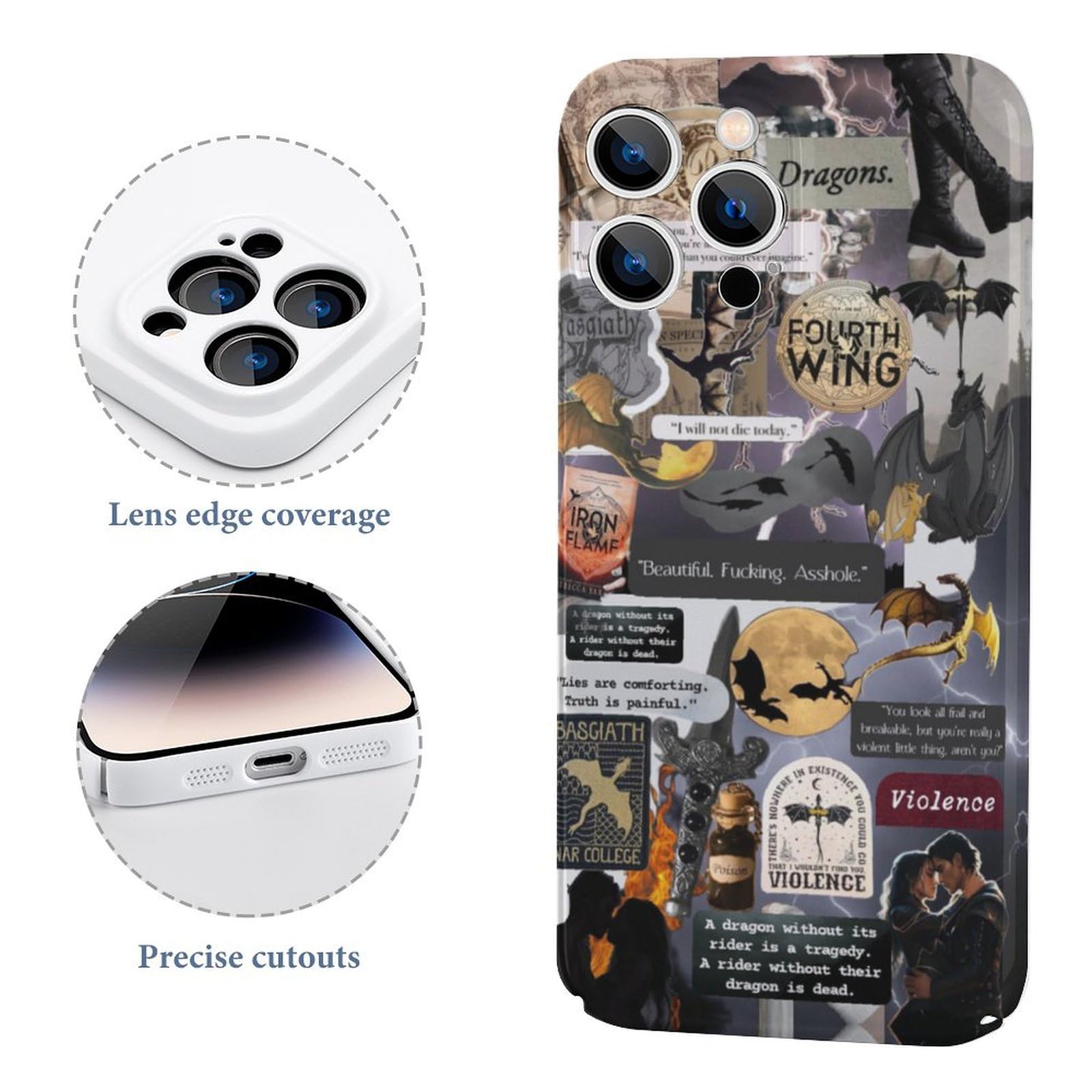 Amazon.com: ATCHRES Merch Phone Case Cover for iPhone 16 Pro