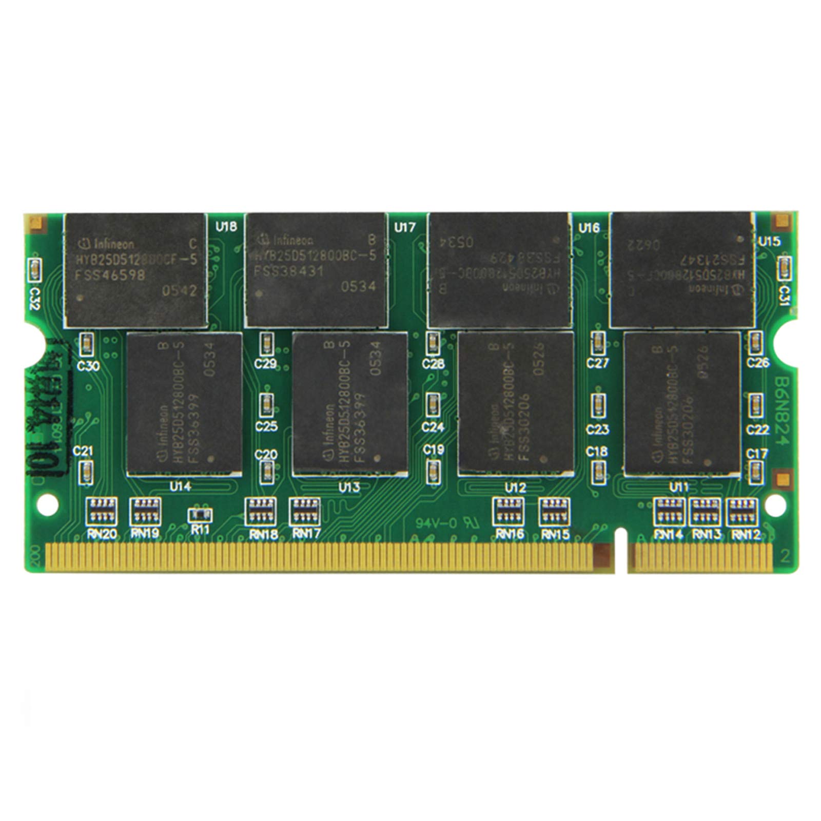 Mémoire RAM DDR1 PC2700 1 Go - 333 MHz, Format SO-DIMM 200 Broches - Neuf Pour Vieux Ordinateurs Portables