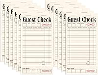 Vista 11 de Paquete de 6 Libros de Comandas para Meseros, Blocs de Notas para Servidores, Talonario de Comandas, Bloc de Notas para Meseras para Restaurantes