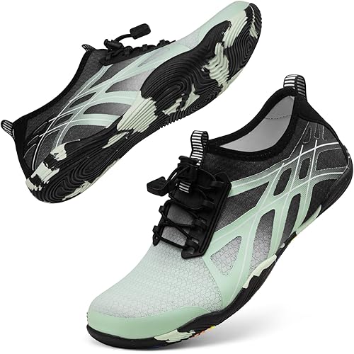 ATHMILE Water Shoes for Men Women River Shoes Adult Swim Beach Lake Pool Aqua Socks Barefoot Quick Dry for Hiking Surfing Kayaking Cruise Ship Essentials