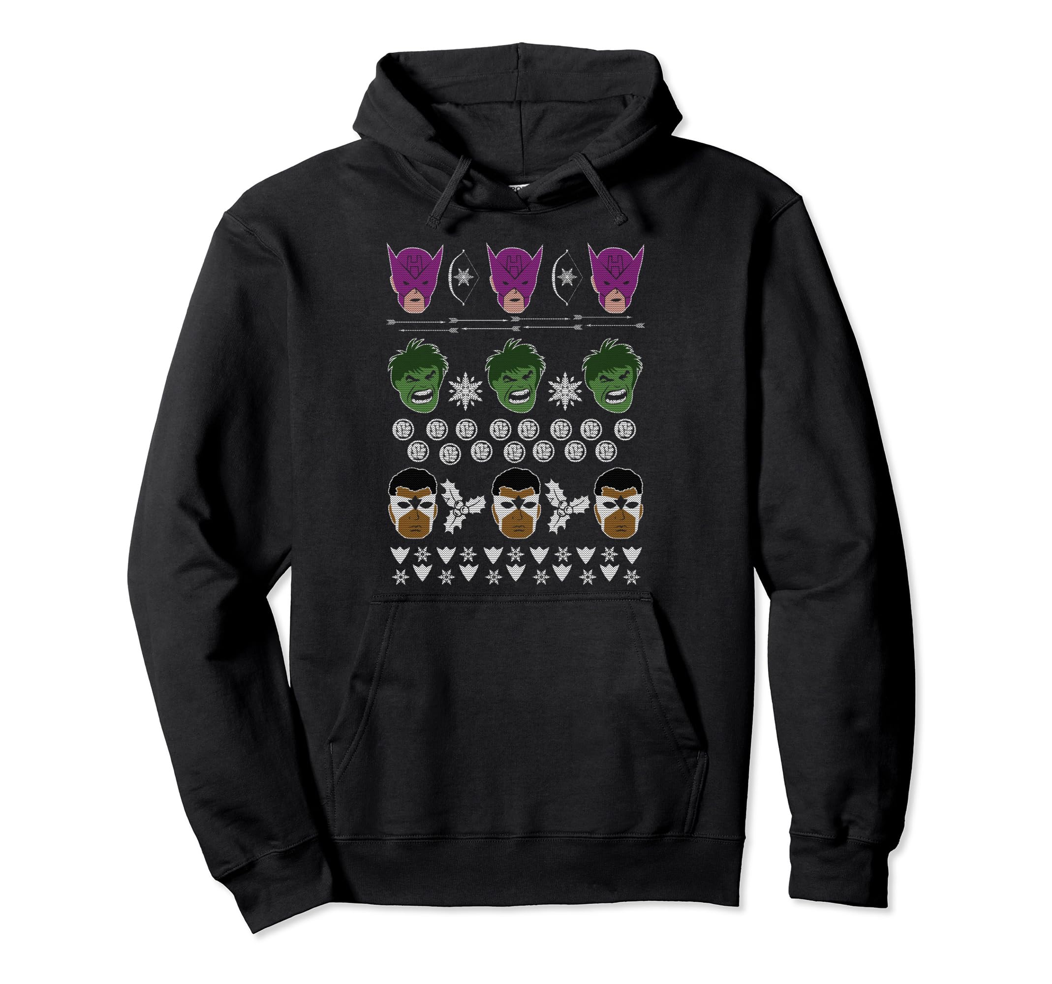 Sweat Marvel Avengers de Noël, le cadeau geek idéal pour fan retro