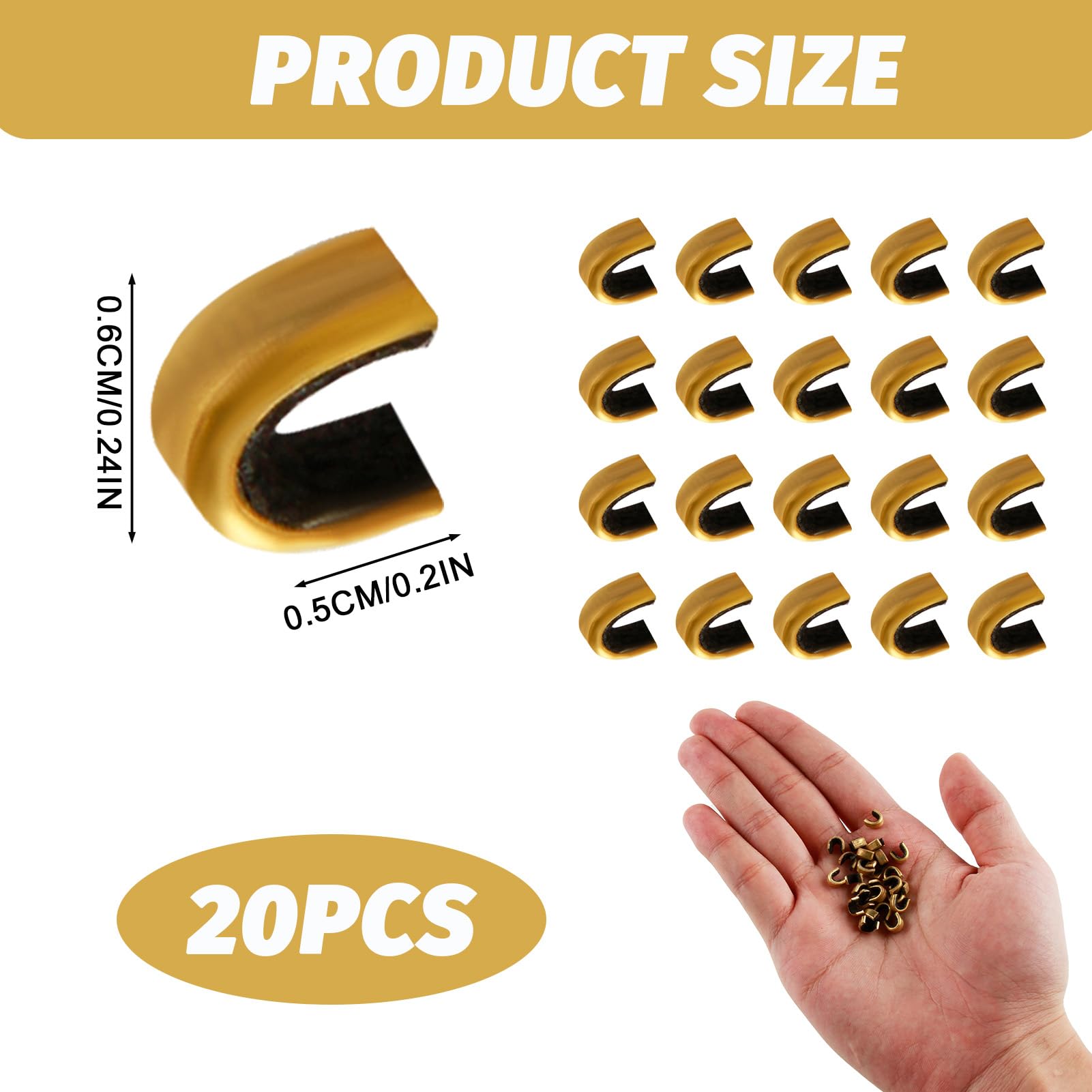 20 PCS Tiro con Arco a Punti Nock String Nocking Punti Clip, Clip di Stabilizzazione per Corde di Arco Composto e Ricurvo, Facili da Installare, Materiale Durevole per Maggiore Precisione nel Tiro