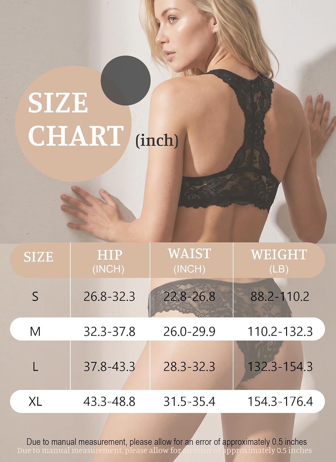 Women's Bikini Underwear Sexy Lace Trim Seamless Panties Breathable Soft Hipster Briefs Assorted Funny Prints 5 Pack