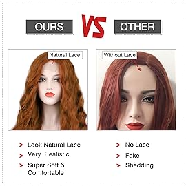 WECAN Rainbow Wig 28 Inches Long Wavy Synthetic Hair Replacement for Women - Halloween Cosplay Daily Party Heat-Resistant Fiber Wig