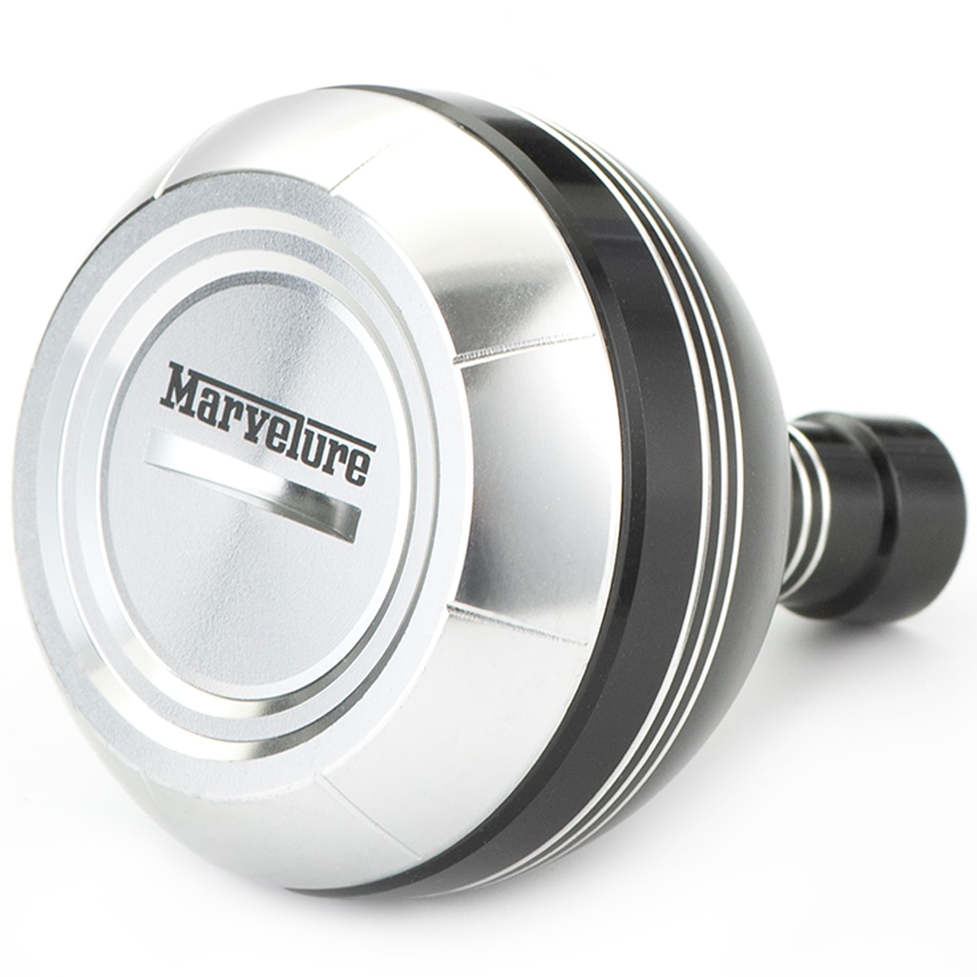 MARVELURE Power Knob 1.77-1.85 inches (45-47 mm) Compatible for Daiwa Type L Saltwater Spinning Reel Saltist, Saltiga, Catalina, BG, BG MQ (Black Silver, 45 mm)