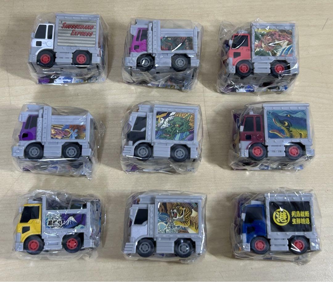 デコトラ ミニカー プルバックカー 38台セット プルバックで走る