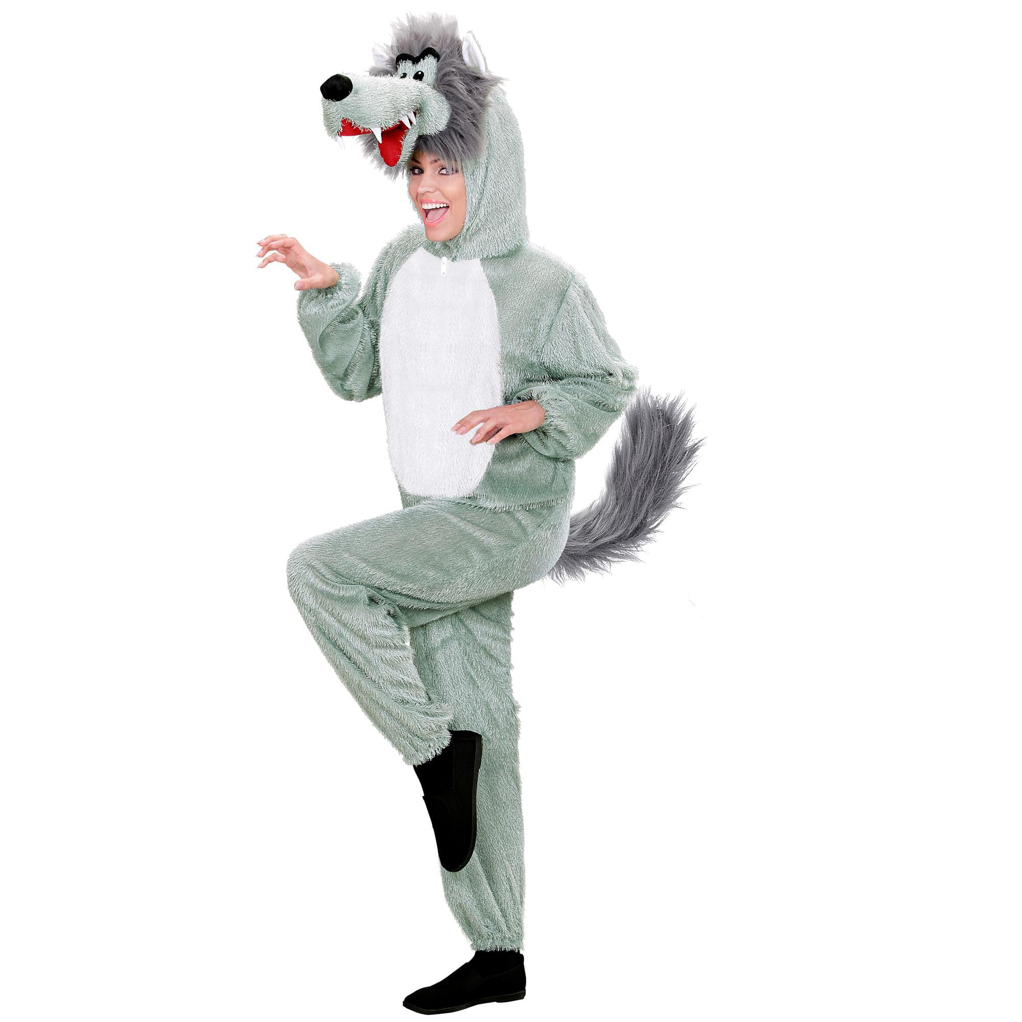 W WIDMANN MILANO Party Fashion - Costume da lupo, tuta, costume da animale, costumi in maschera