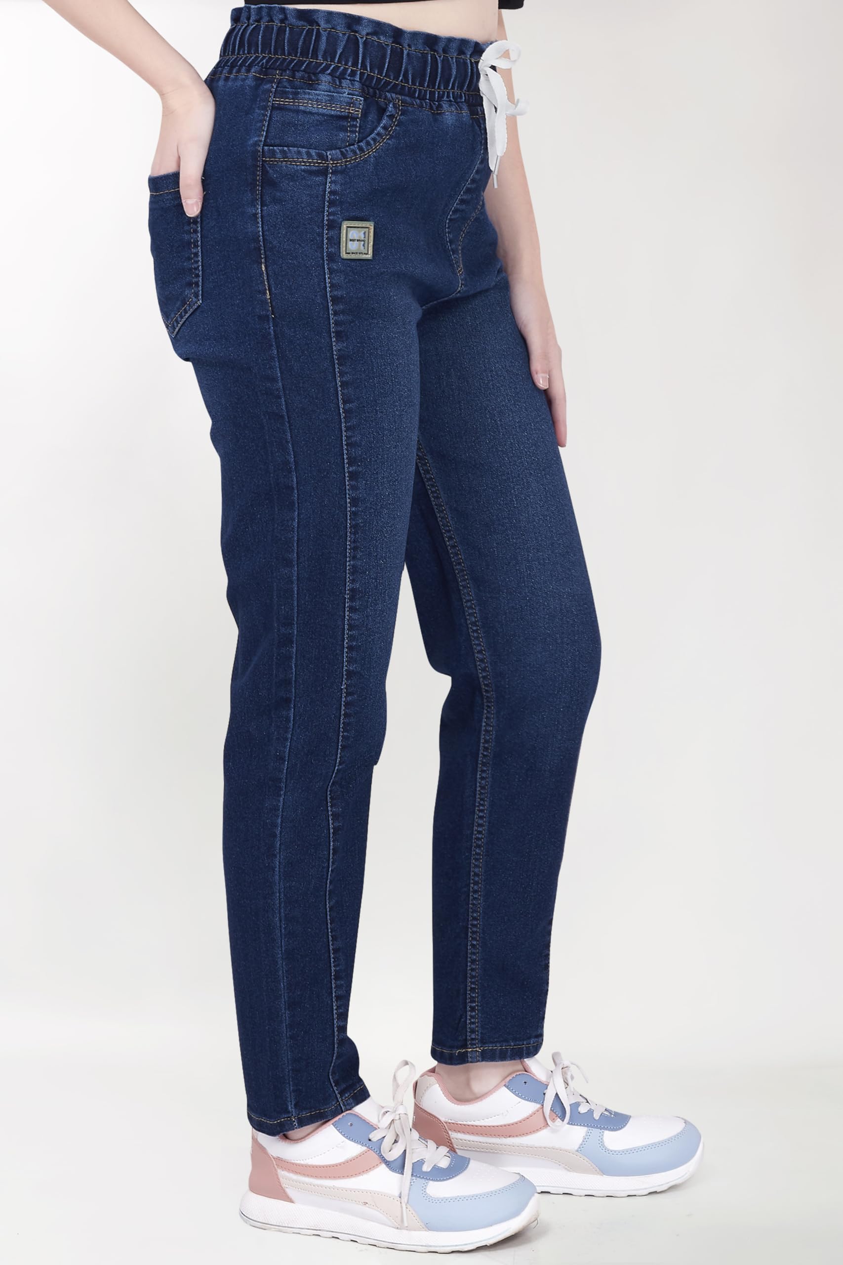 DIVISIVE Damskie dżinsy Mom Fit Denim