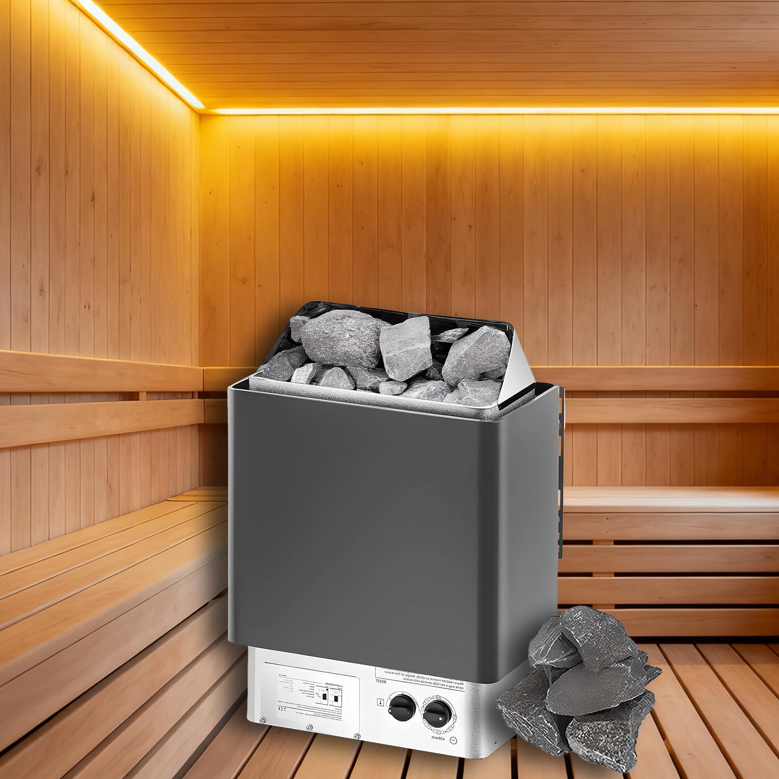 家庭用木製サウナ ヒーター無し Amazon.co.jp: サウナストーブ 9KW 220V 単相電源 高効率電気サウナ