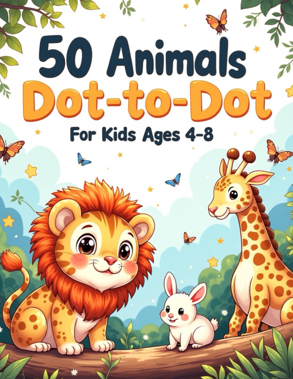 50 Animals Dot-to-Dot for Kids Ages 4–8: Fun & Easy Connect-the-Dots Puzzle Book for Preschool and Early Elementary | Counting Practice, Fine Motor ... (Creative Learning Activity Series for Kids)