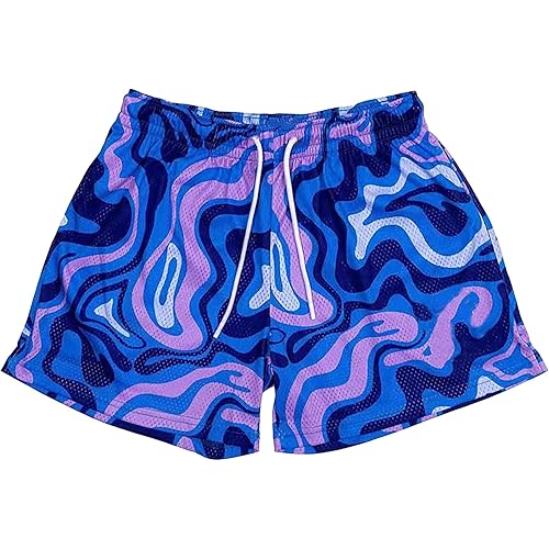 DIOTSR Mens Art Graphic Shorts Casual Athletic Running Shorts Cool Streetwear Designer Shorts