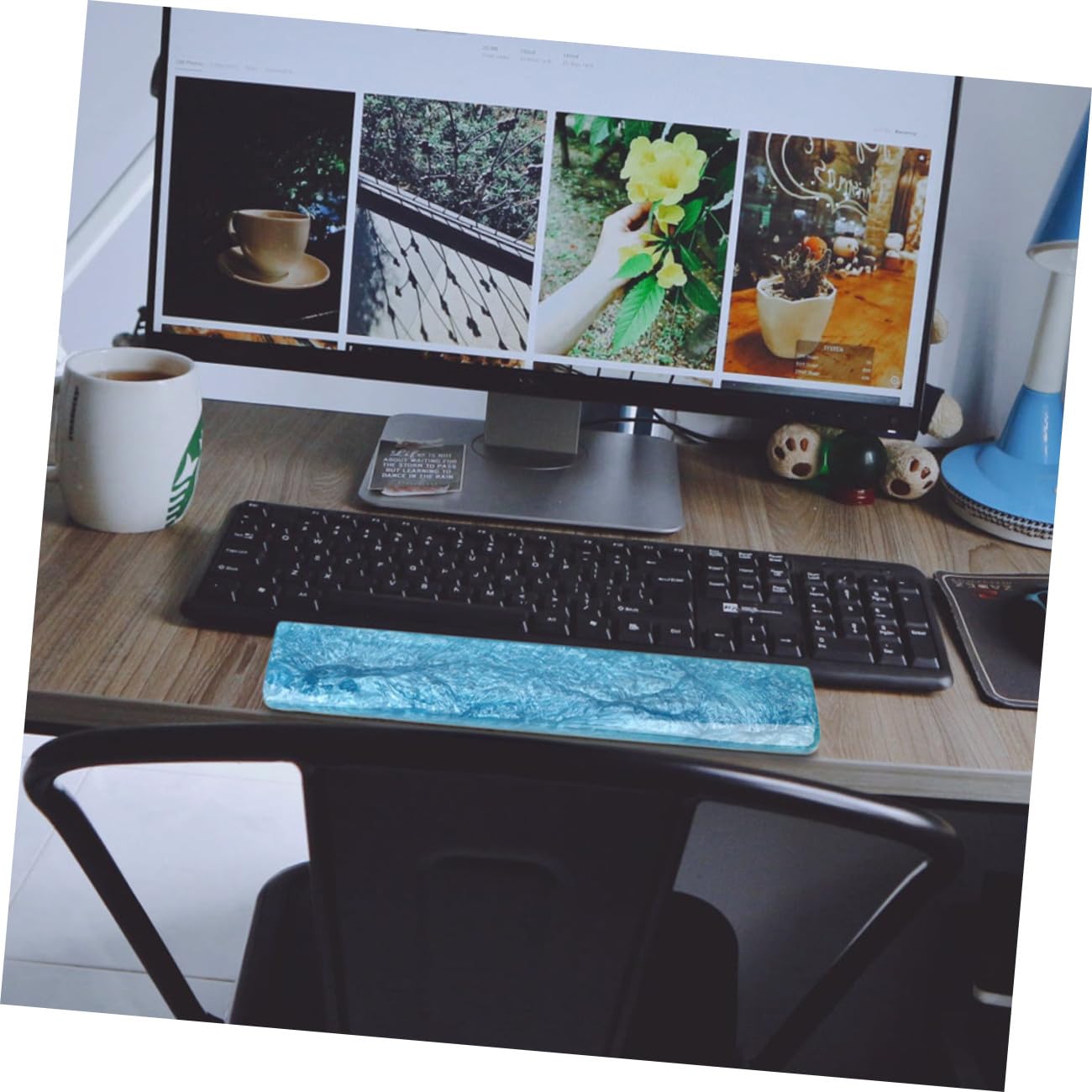 NUOBESTY Repose-poignets Pour Clavier Ordinateur Support De Poignet Ergonomique Coussinet De Confortable Pour Travail