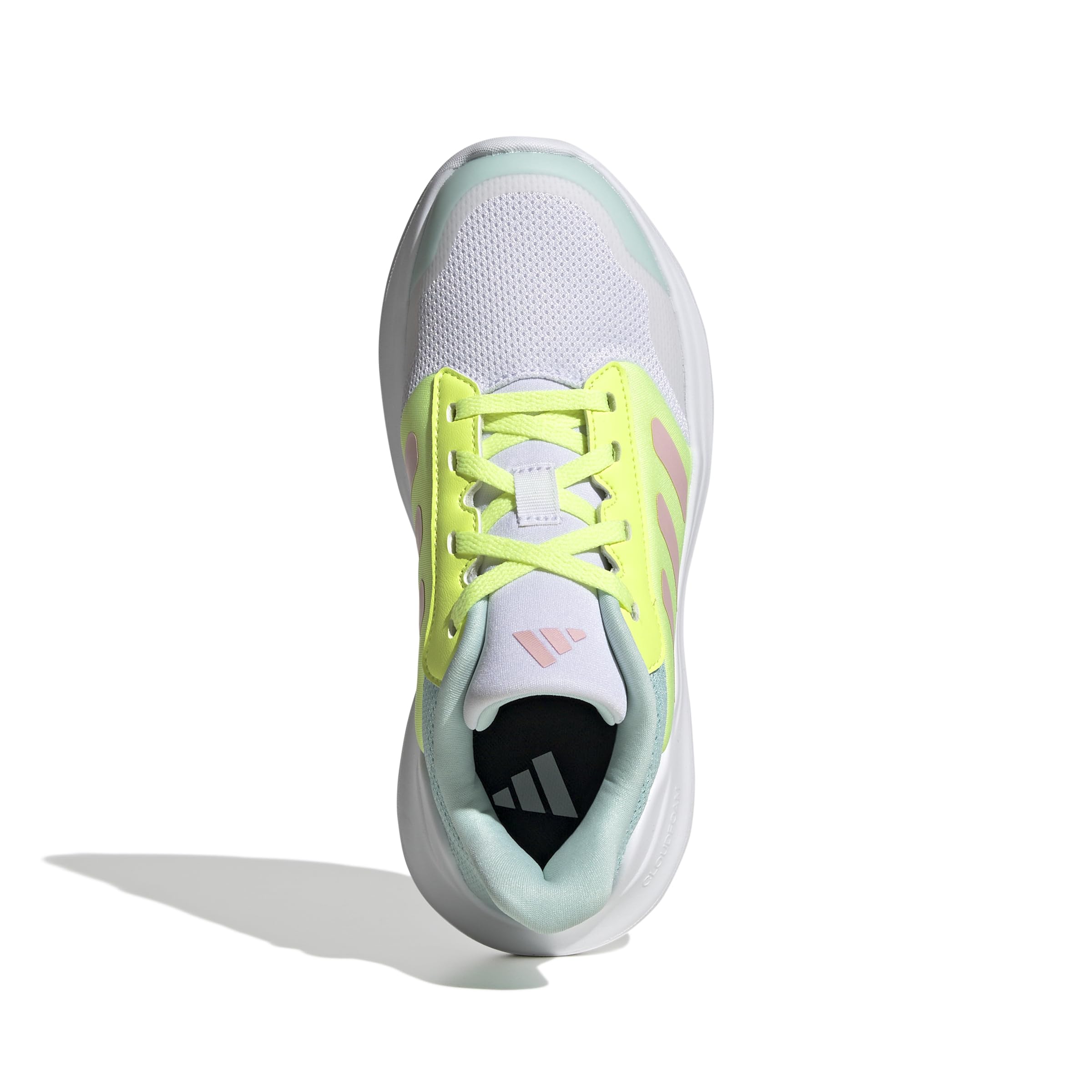 adidas Unisex niños TENSAUR Run 3.0 Shoes Junior, FTWR White/Clear Pink/hi-Res Yellow, 38 2/3 EU