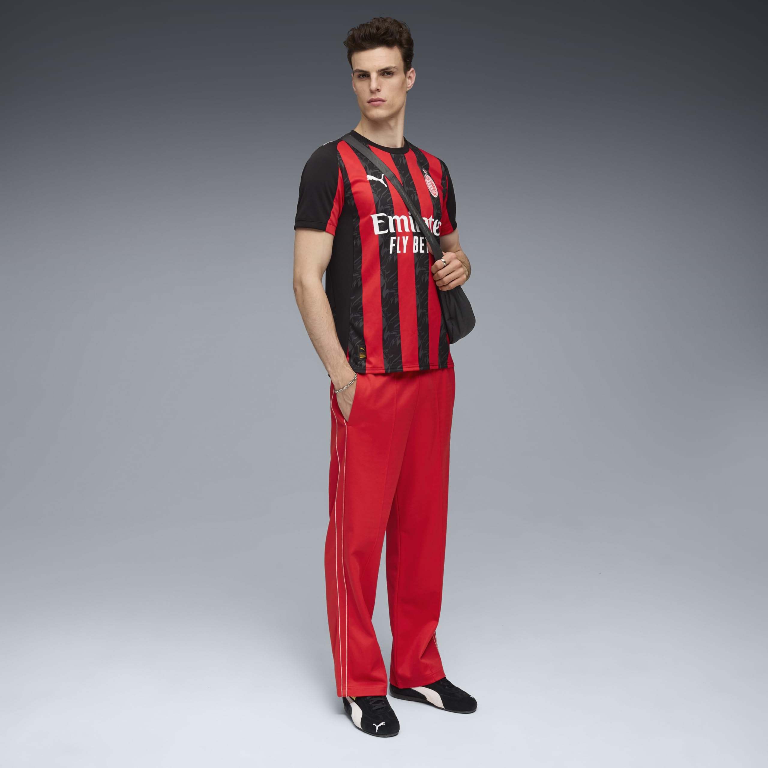 A.C. Milan Koszulka piłkarska wyścigowa, sezon 2025/2026, Home, Away i Third, Rossonero, L