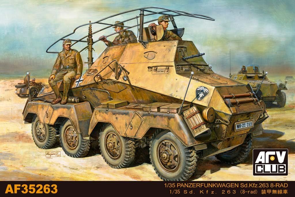 AFV Club AFV35263 Tank Radio Car SDKFZ 263 8-Wheel, Vehicles