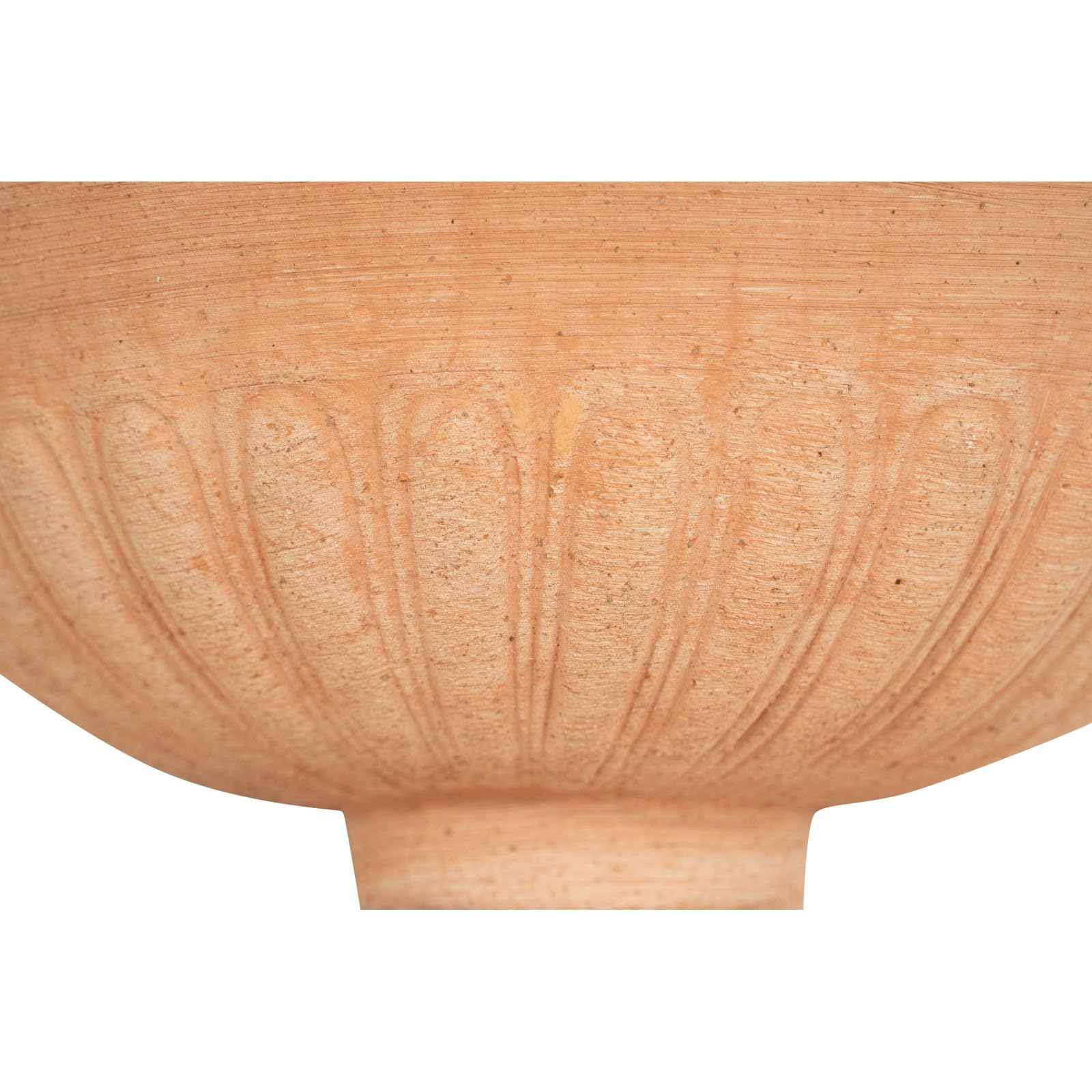 Biscottini Bañera para fuente de jardín de terracota Fuente de pared de exterior Made in Italy lavabo decoración pared