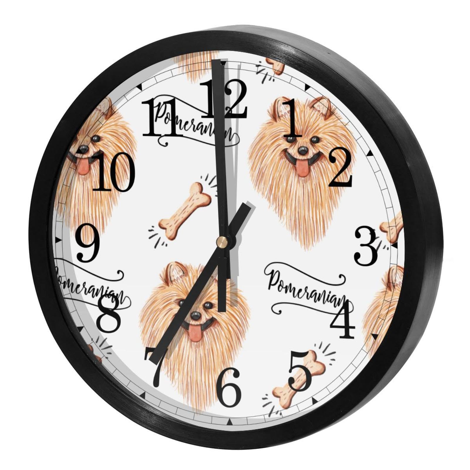 Horloge murale silencieuse à quartz sans tic-tac fonctionnement à piles pour un calme absolu
