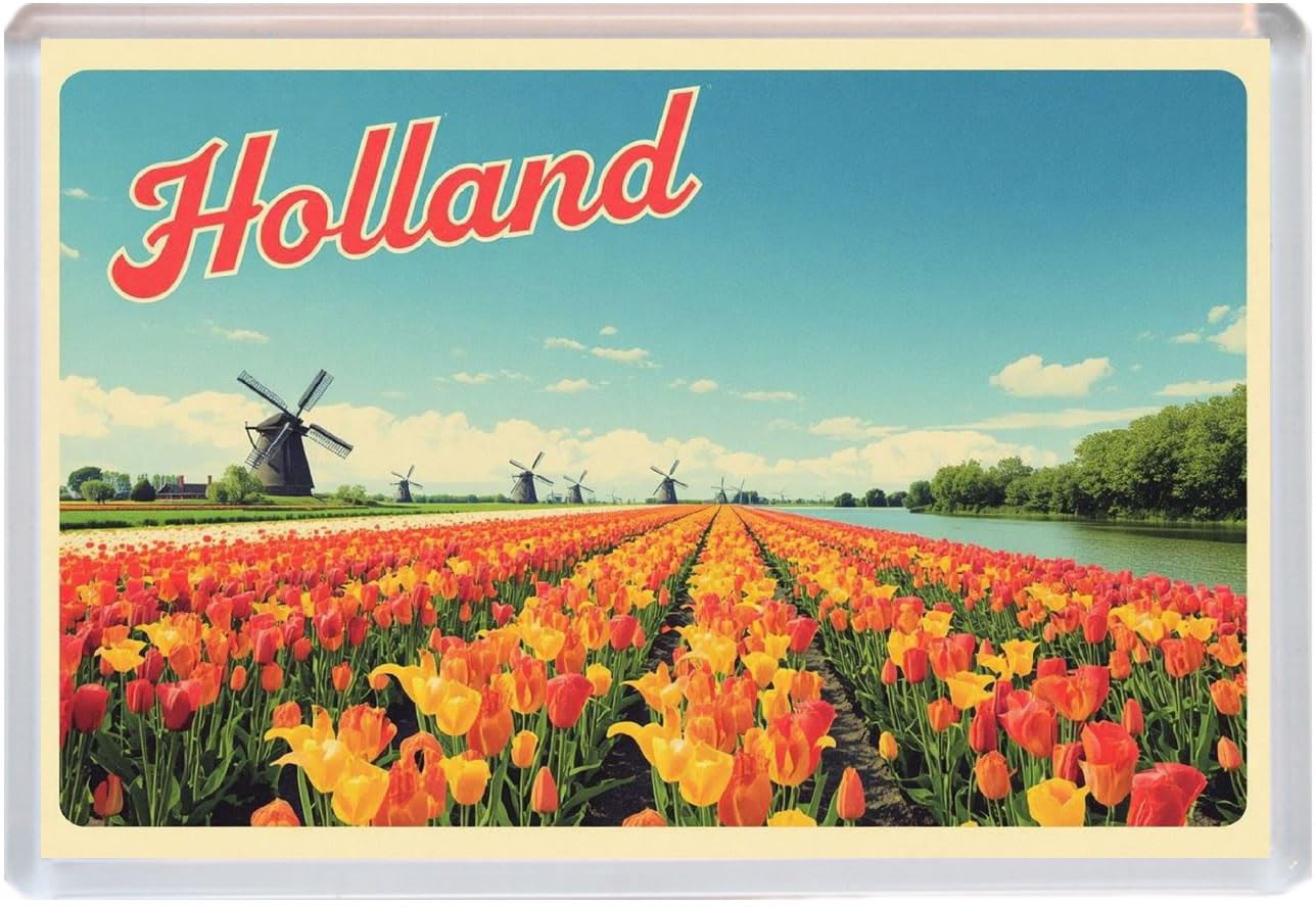 Holland - Jumbo Artistic Fridge Magnet 96 x 67mm BBSFHM3085