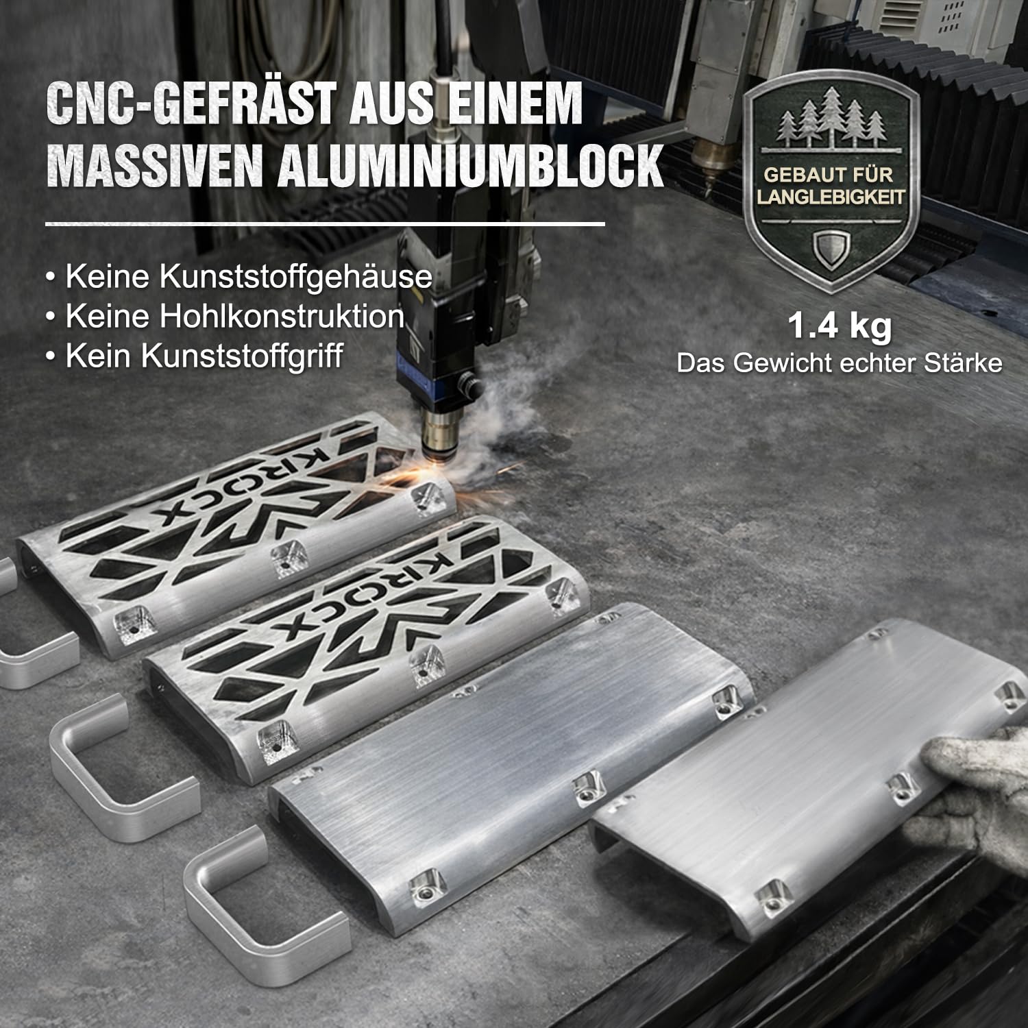 TRAVOR Magnet Bluetooth Lautsprecher aus Aluminium für Garage, Heimwerker | TWS & Bass Boost für Camper, Werkstatt & Baustelle IP68 gegen Regen, Staub & Schlamm 25 Std. Akku für Arbeit, Reise & Outdoor
